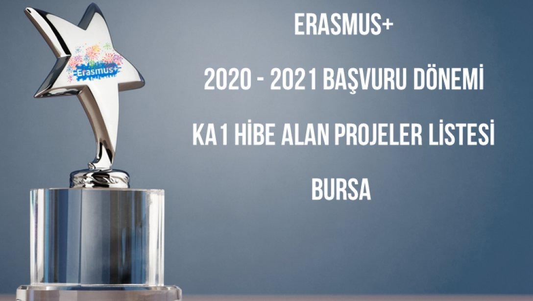 Erasmus+ Hibe Programı Kapsamında Ana Eylem 1 (KA1)  Başlığında Hibe Almaya Hak Kazanan Projelerimiz
