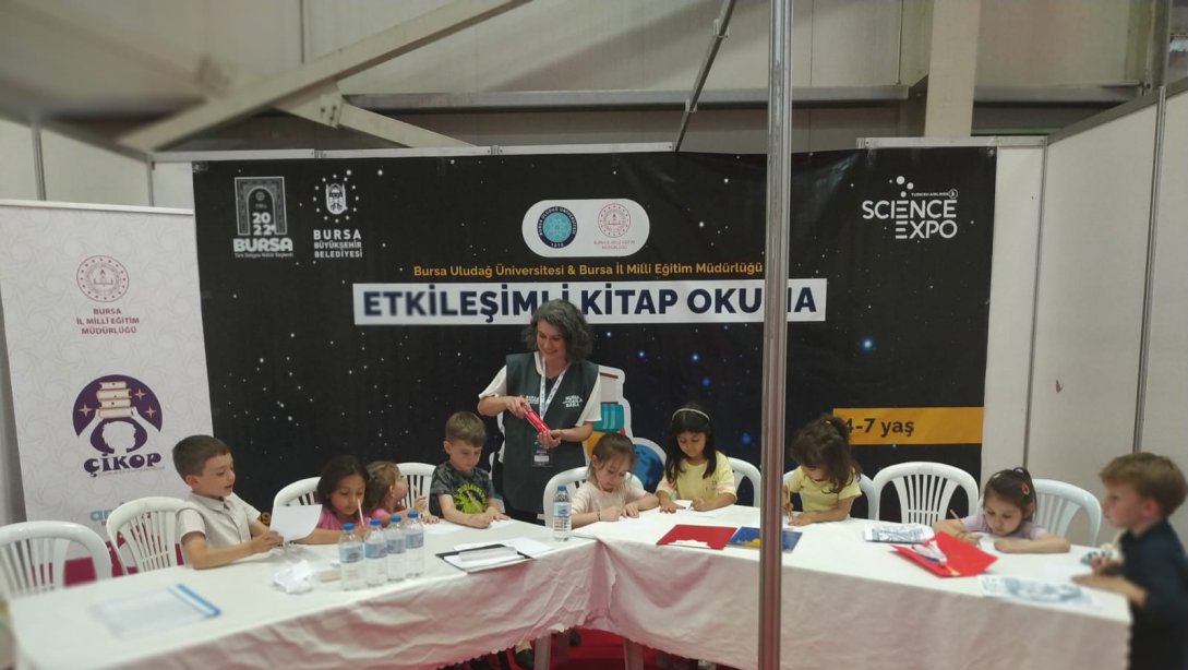 Müdürlüğümüz ve Uludağ Üniversitesi İşbirliğinde 9. Science Expo'daki atölyemiz