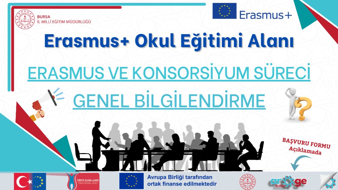 ERASMUS+ OKUL EĞİTİMİ ALANI GENEL BİLGİLENDİRME VE KONSORSİYUM SÜRECİ 